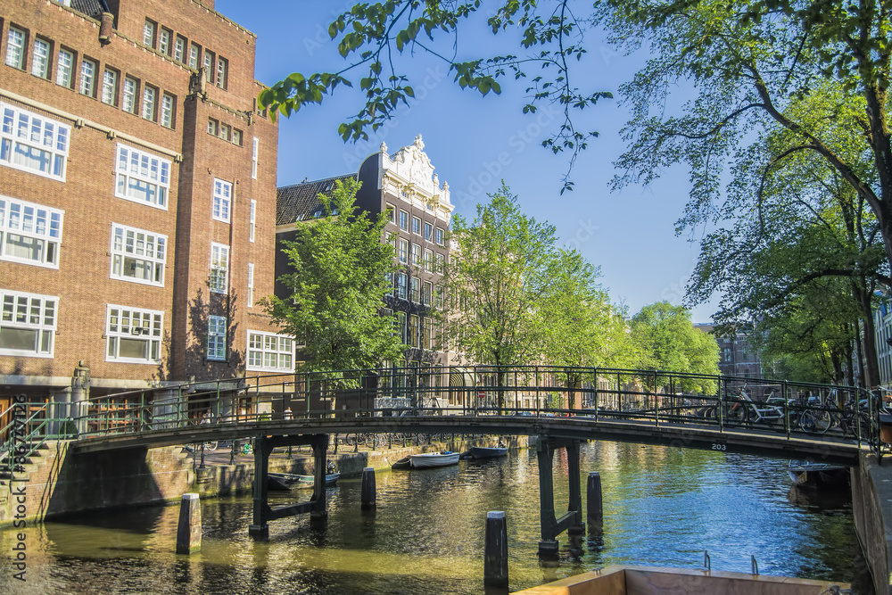Fototapeta premium Amsterdam canals