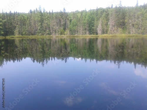 Reflet sur le Lac-aux-Atocas