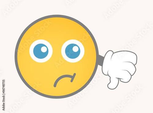 Failure - Cartoon Smiley Vector Face