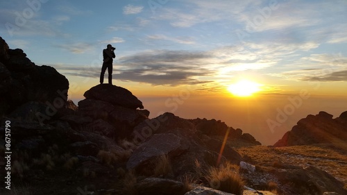 Fotografiando el atardecer