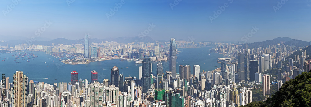 Obraz premium Hong Kong in daytime