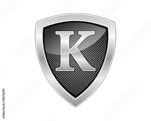 Free Download letter shield icon logo k - GFXLoad