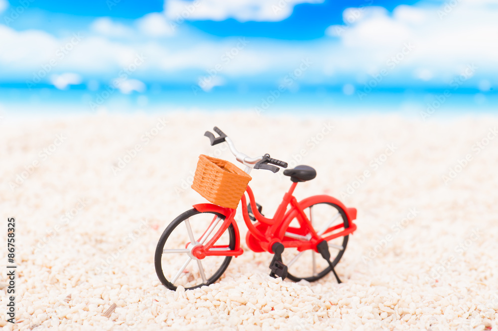 Fototapeta premium 青空と自転車