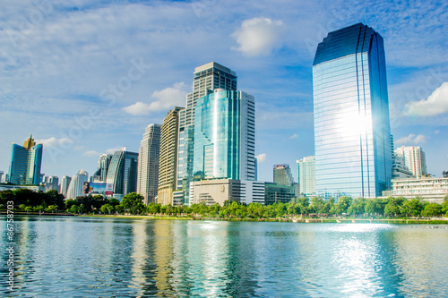 Benjakiti Park in Bangkok, Thailand