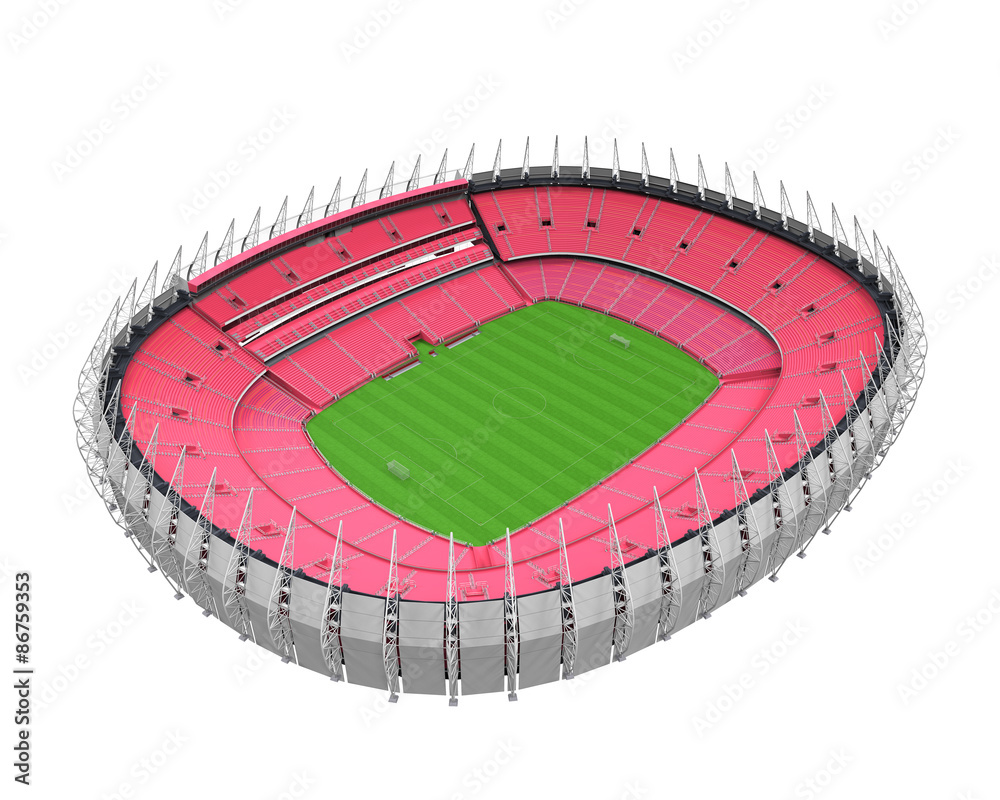 Obraz premium Stadium Building Isolated