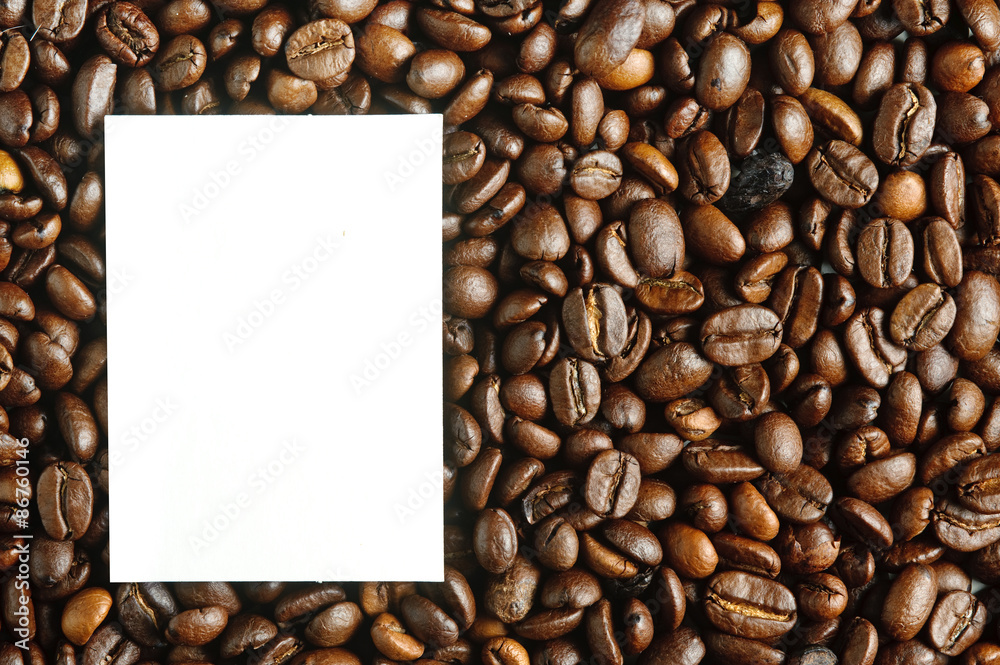 background of coffee beans