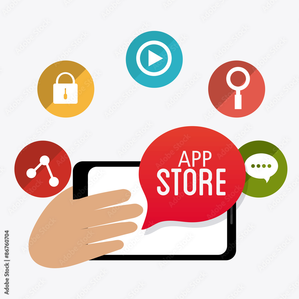 App store digital design. App store digital design.