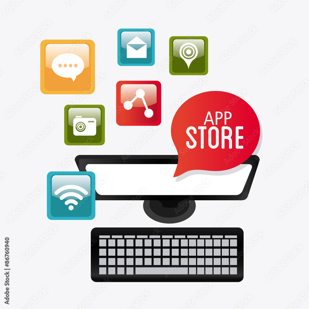 App store digital design. App store digital design.