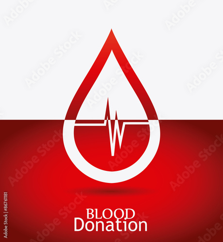 Blood donation design.
