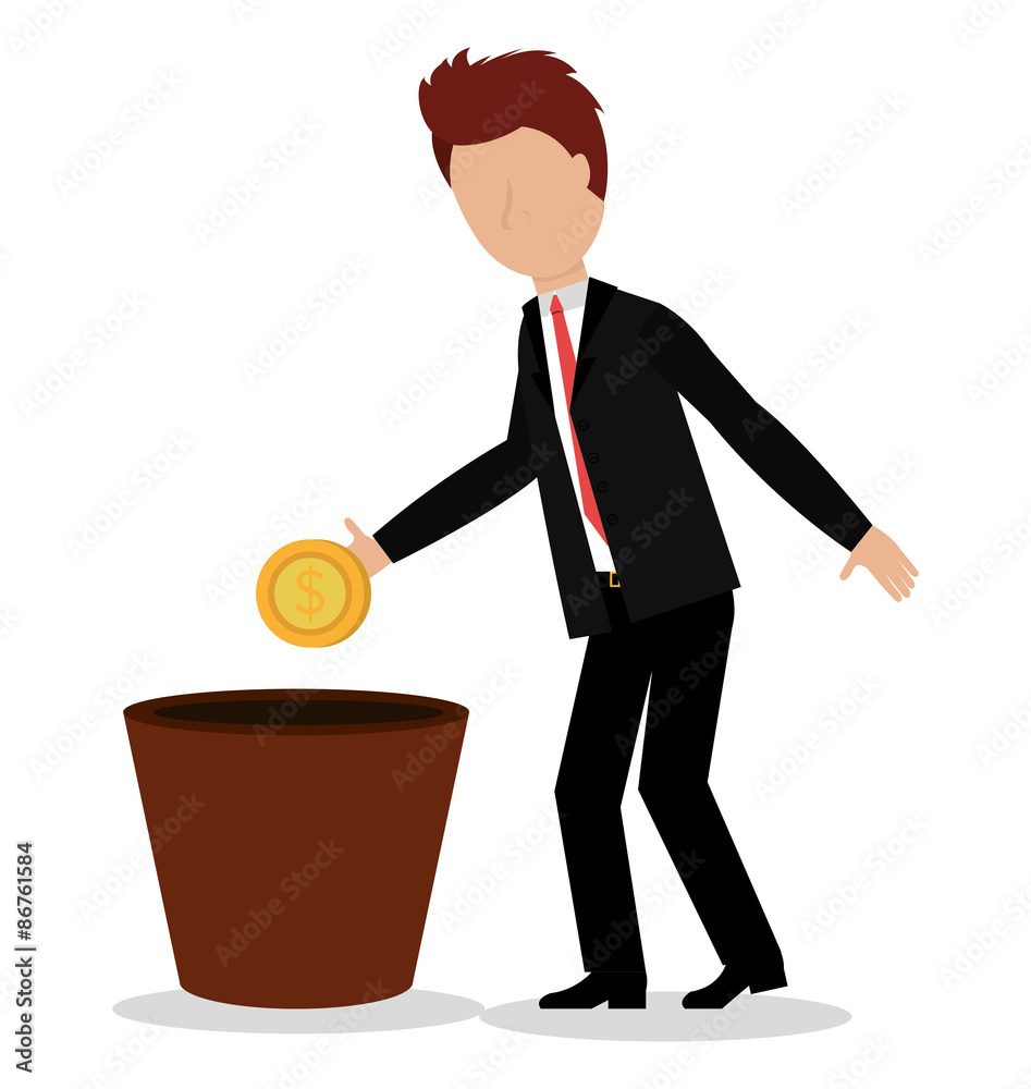 Business profit design. Business profit design.