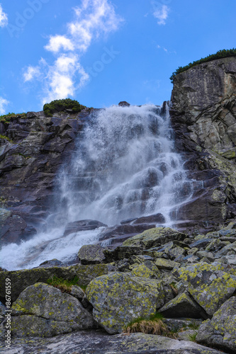 Skok waterfall  High Tatras in Slovakia