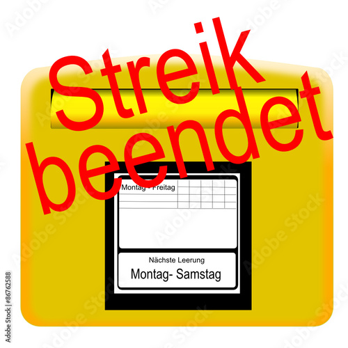 Streik beendet  photo