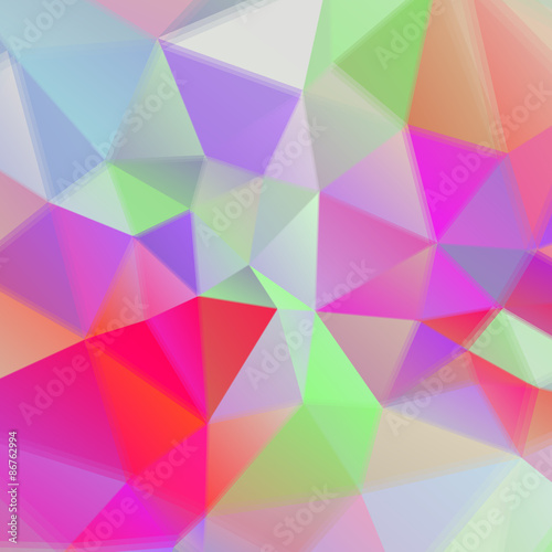 3d blur  abstract geometric background with polygons. Vector EPS