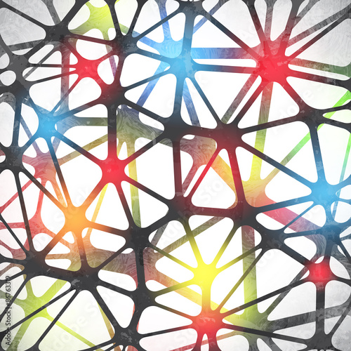 Digital illustration of neuron