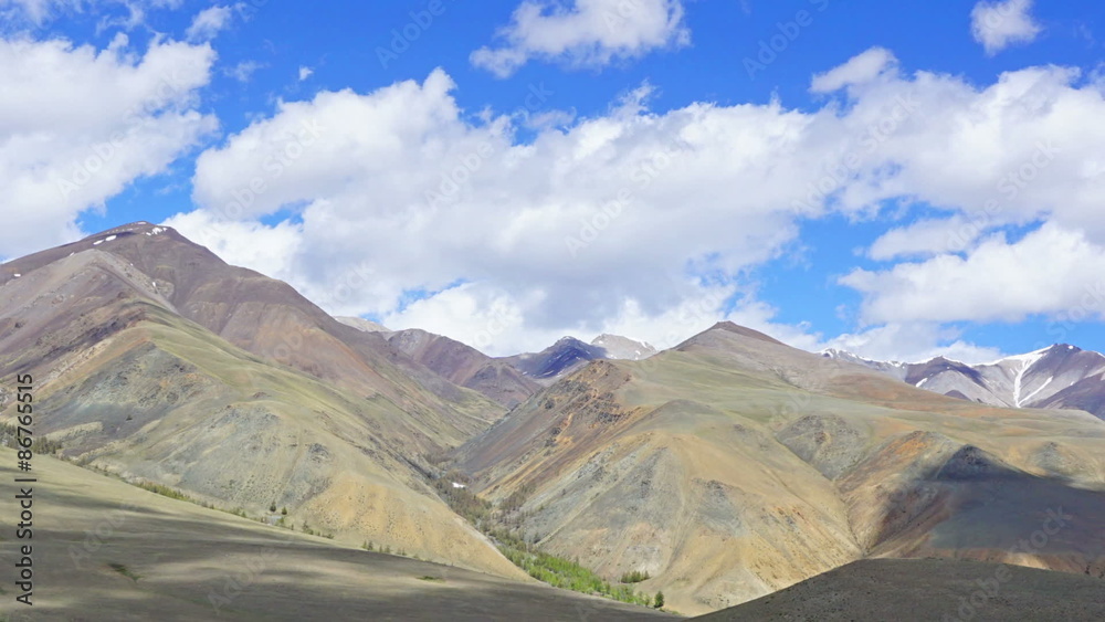 timelapse landscape with clouds moving over mountains - Altay Russia
timelapse landscape with clouds moving over mountains - Altay Russia