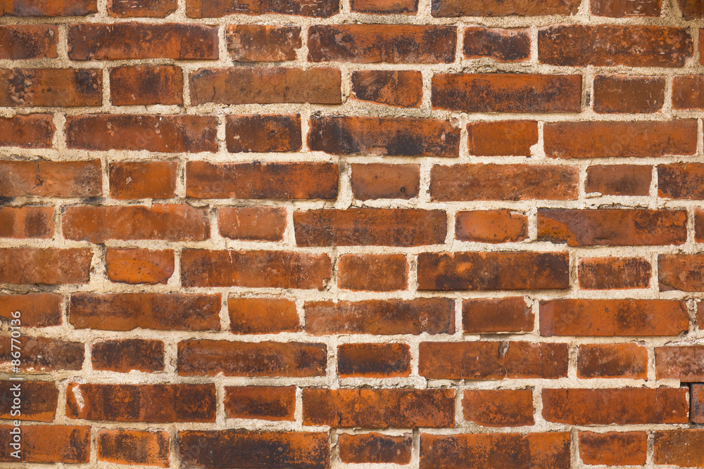 Fototapeta premium レンガの壁の背景 Brick wall background