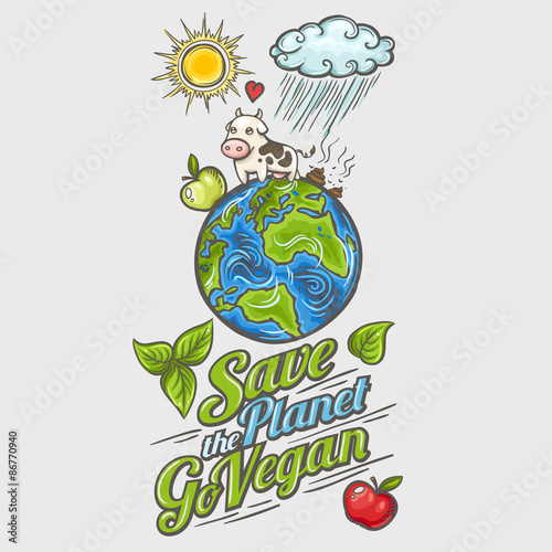 Save planet - concept design poster