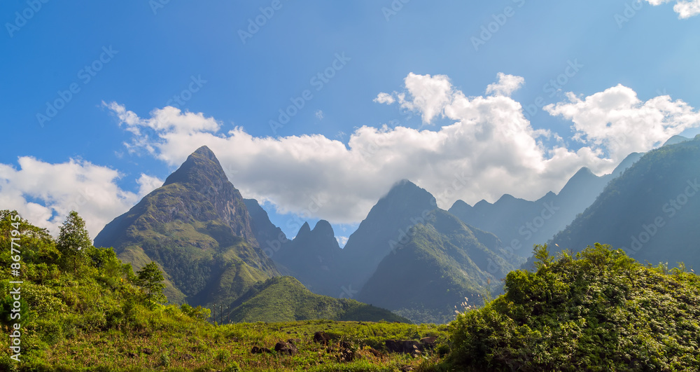 Fototapeta premium Fansipan mountain