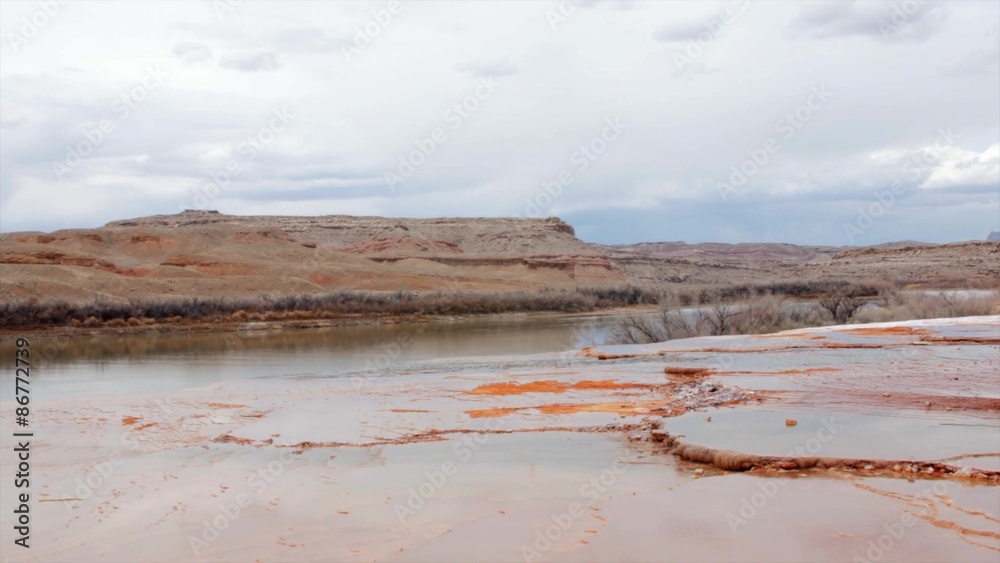 The Crystal Geyser in Green River Utah The Crystal Geyser in Green River Utah