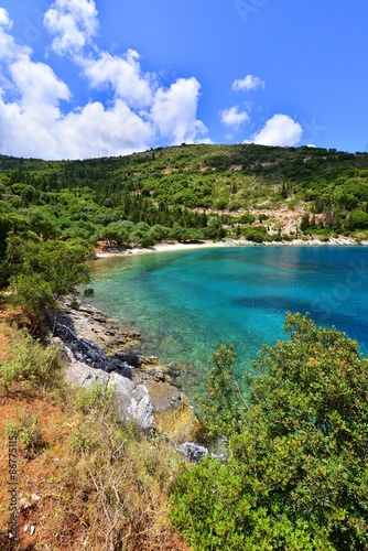 Horgota beach in Kefalonia island