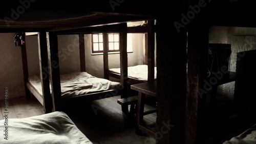 Dark French Barracks at Fort Louisbourg