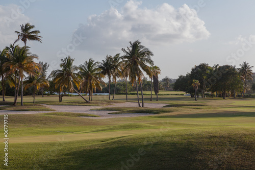 Photography Golf club. Fields golf course.