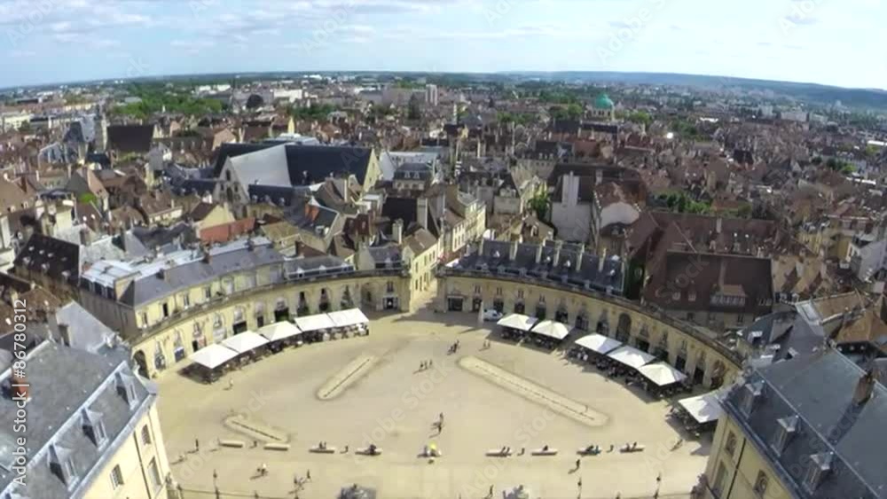Time lapse place de la Libération à Dijon