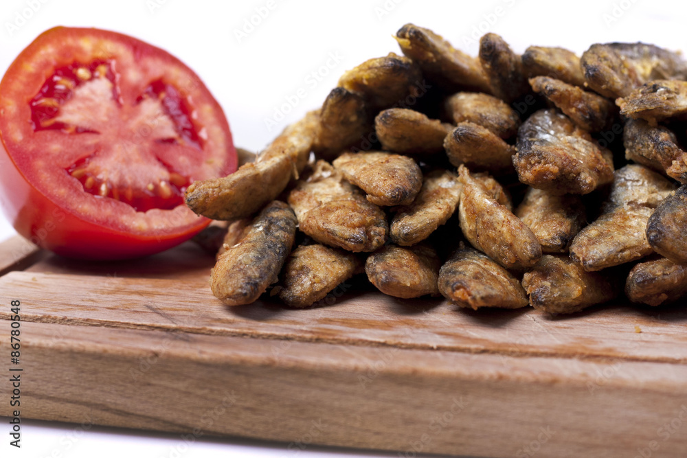 Obraz premium Fried sprat