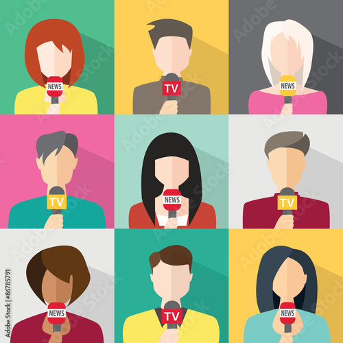 Journalism concept vector