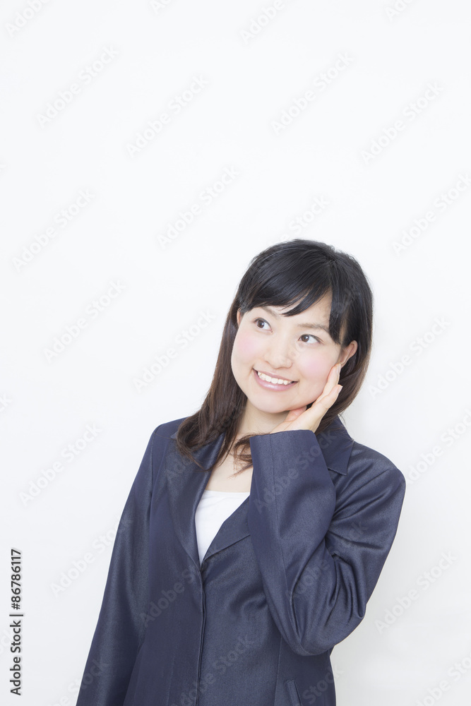 微笑むビジネスウーマン 微笑むビジネスウーマン