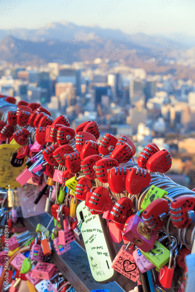 Obraz premium Namsan Tower in Seoul