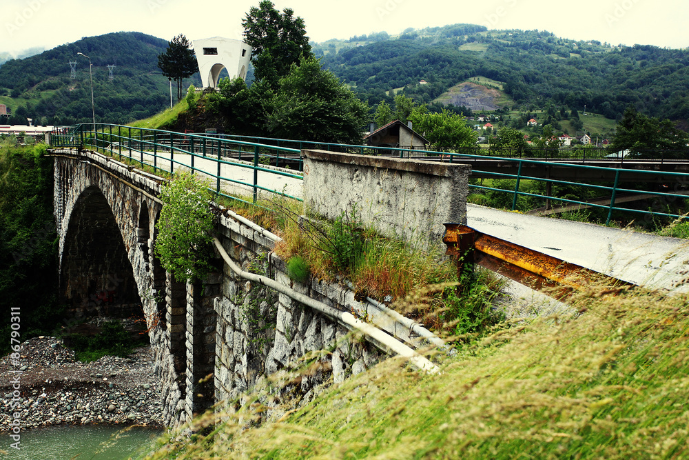railway bridge across the chasm Harry Potter railway bridge across the chasm Harry Potter