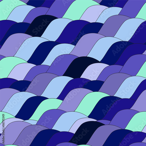 seamless wave pattern, waves background. wallpaper design. vecto