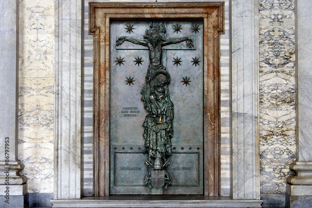 Obraz premium The little leg of Jesus Scala Santa