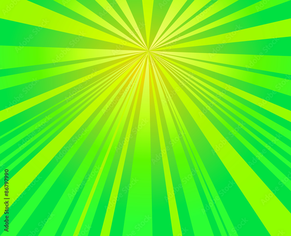 Obraz premium green burst, starburst rays background vector design