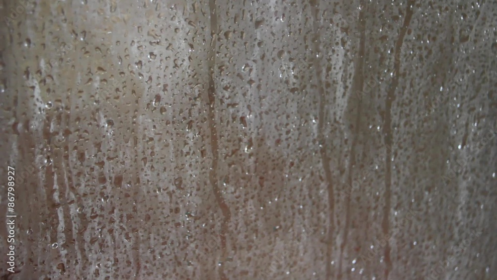 Taking a shower Taking a shower
