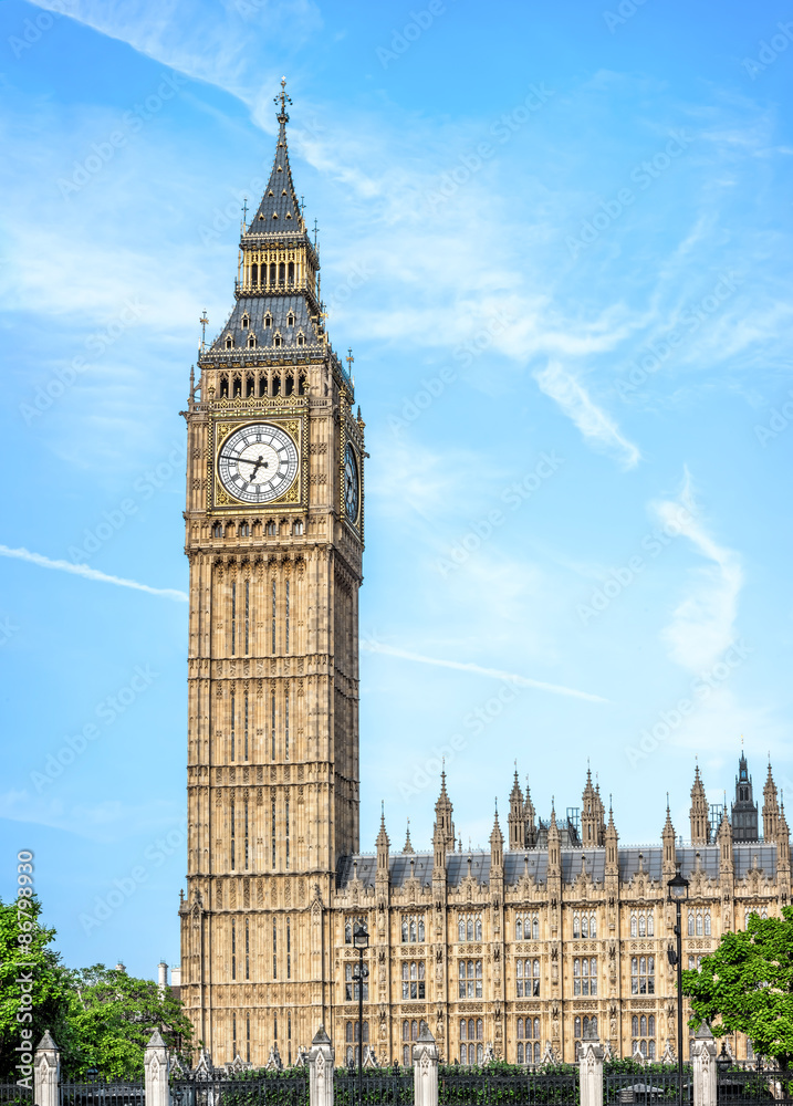Fototapeta premium Big Ben - Elizabeth Tower in London