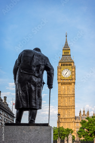 Statue of Sir Winston Churchill, Parliament Square, London