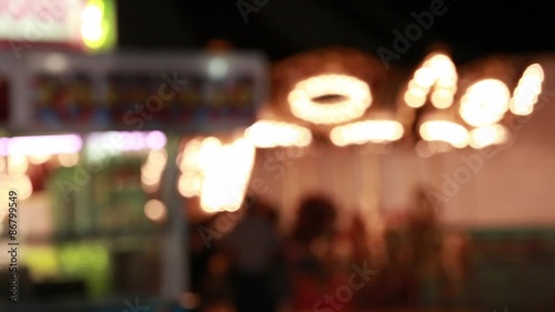 Wallpaper Mural merry go round and rides at night Torontodigital.ca