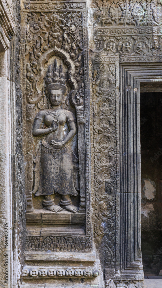 Devata in Ta Prohm Temple