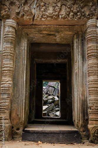 The Fallen Stone of Ta Prohm Temple