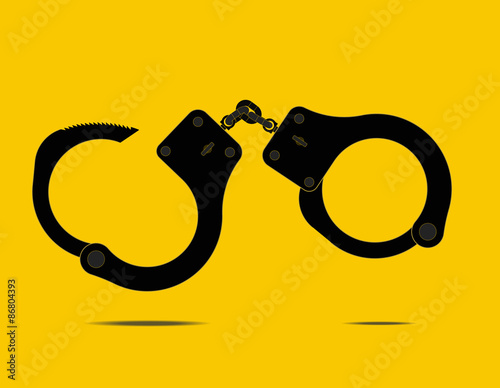 handcuffs - Vector illustration