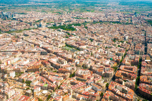 Above view on Valencia, Spain