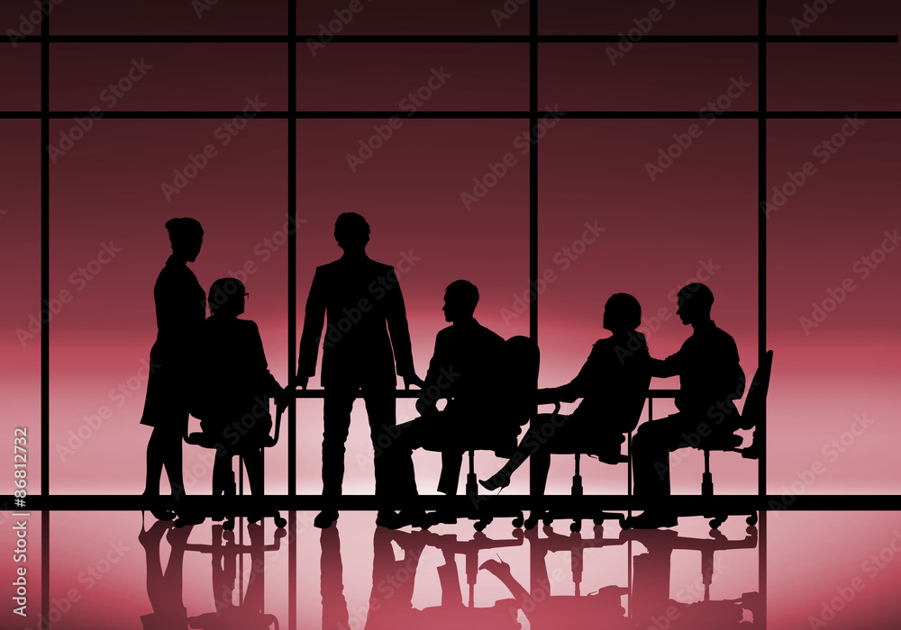 Businessteam at work Businessteam at work