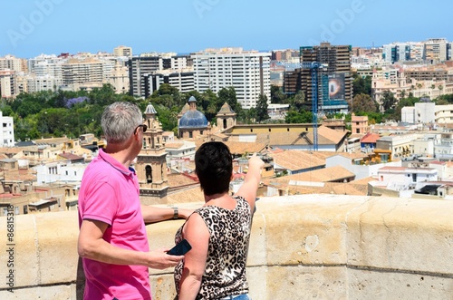 Areal view, as seen from the miguelete, Valencia