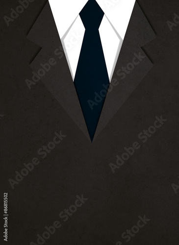 illustration of business suit with a tie