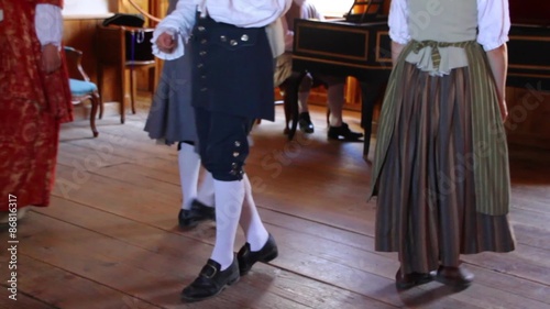 Dancing in the 18th century photo