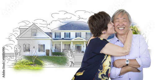 Senior Chinese Couple In Fr...