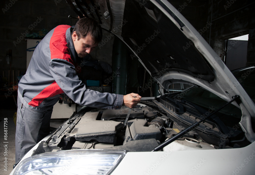 Car mechanic. Auto repair service. Car mechanic. Auto repair service.