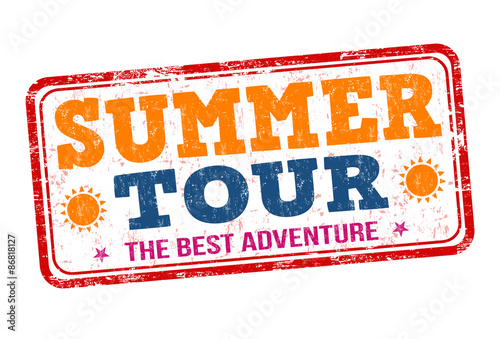 Summer tour stamp